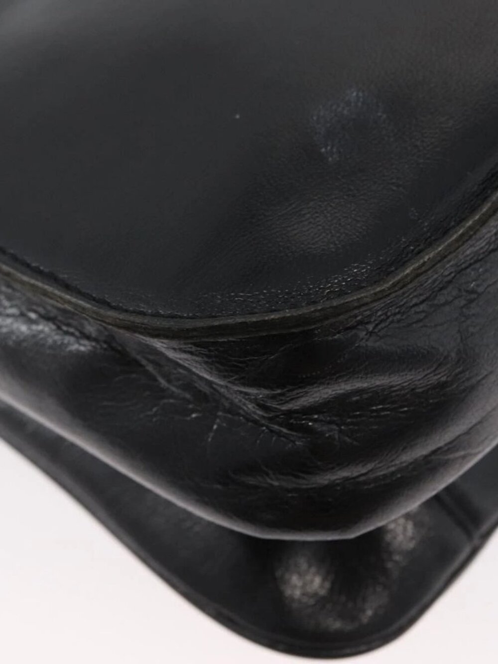 SAINT LAURENT Shoulder Bag Leather Black gold - Picture 4 of 16